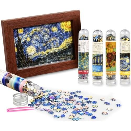 234 Pieces Test tube puzzle Educational Toys Or Adults Puzzle Toys Multi-type Celebrity works Landscape Puzzle Game Kids gifts