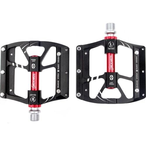 Mountain Bike Pedals Aluminum Alloy Ultra-light Non-slip Bicycle Pedals For BMX/MTB Road Bicycle 9/16 Inch Bicycle Flat Pedals