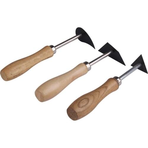Useful 3 Pcs Tungsten Steel Clay Pottery Fettling Knife Tool with Wood Handle Latest Super Great