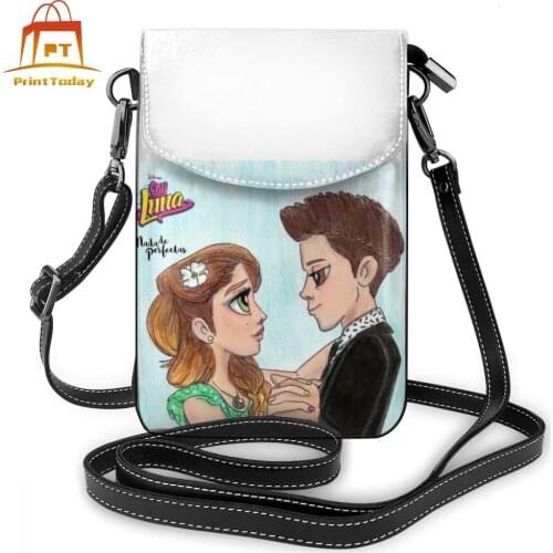 Soy Luna Shoulder Bag Soy Luna Leather Bag High quality Crossbody Women Bags Womens Mini Pattern Student Purse