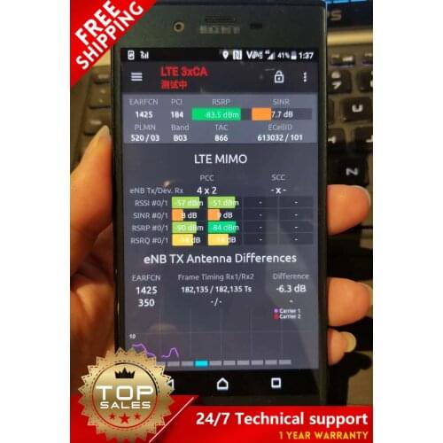 Xperia XZ-F8331 drive test Handset Support VoLTE / 3CA / MIMO 4*4 / PESQ & POLQA BAND LOCK / TEMS / handy / outdoor