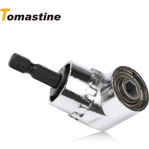 Right Angle Drill 105 Degree Right Angle Driver Angle Extension Power Screwdriver Drill Attachment 1/4inch Hex Bit Drill Bit