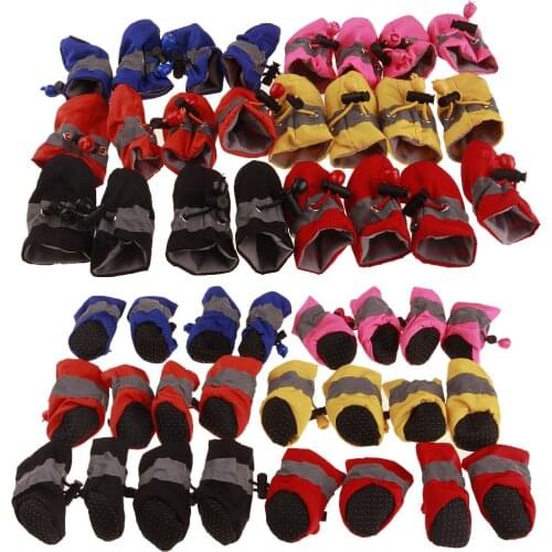 Waterproof Dog Shoes Breathable Pet Rain Wear Anti-Slip Soft Boots Pet Shoes Cover For Small Medium Dogs