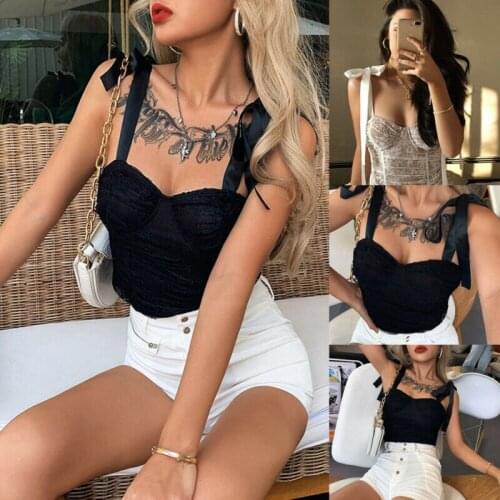 2020 Fashion Women Vintage Lace Flowers Bralette Bralet Bra Tank Cami Sexy Tops Vest Cami US New