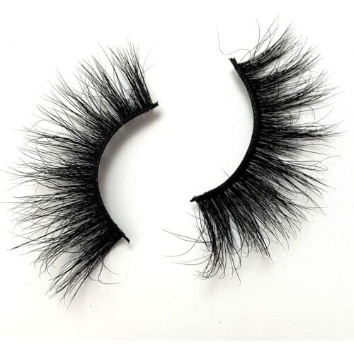 1 Pair 25MM 3D Mink Eyelashes 100% Mink Hair Fake Lashes Dramtic Thick Long Wispies Fluffy Eyelashes Extension Makeup GS536