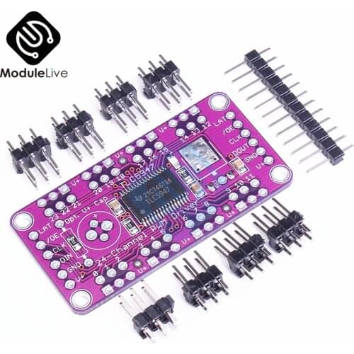 TLC5947 12-Bit 24-Channel 24-CH PWM LED Driver Module With Internal Oscillator 12 Bit 3-5.5V Board