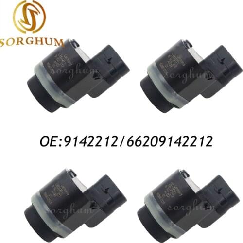 4PCS 9142212 PDC Parking Sensor Fit 11-13 For BMW 5 6 M3 X3 X5 X6 328i 335i 528i 3.0L 66209142212