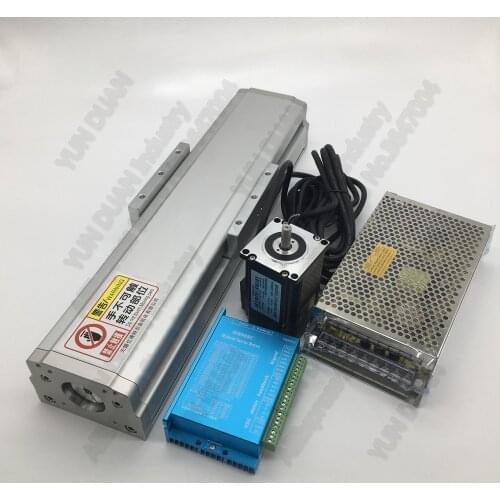 900mm Fully Enclosed Guide actuator Linear Module SFU1605 1610 Ballscrew Sliding Table & 57mm 2.2Nm Closed Loop Motor Driver kit