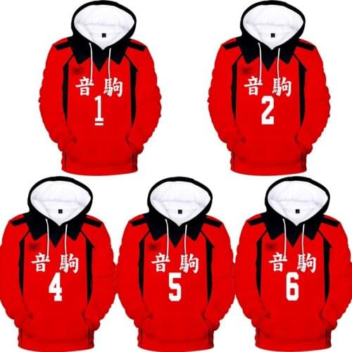Anime Haikyuu!! Hoodies Men Women Kozume Kenma Cosplay Sweatshirts Jacket Pullover Yinju College Uniform Hooded Coat Costumes