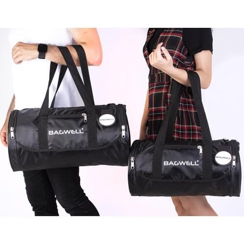 Bagwell 2'Li Set Sports And Travel Bag. Male womens luggage bag versatile handbag business trip for leisure sports general-purpose