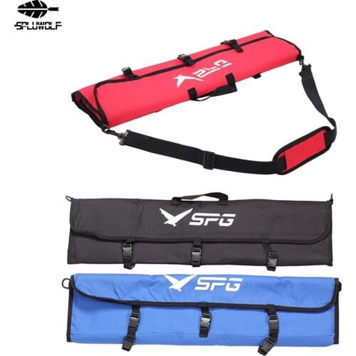 Archery Recurve Bow Bag Case Shoulder Handle Carrying Arrow Quiver Holder
