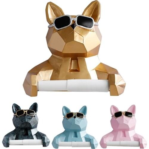 Cute Animal Paper Holder Toilet Roll Paper Tube Rack Hanging Toilet Paper Holder Washroom Wall Home Decor