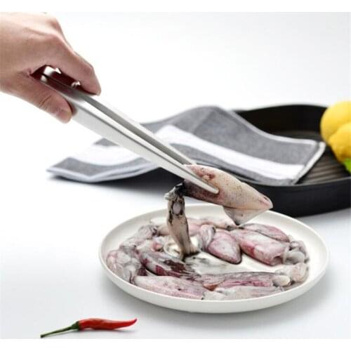Multifunctional Stainless Steel High Temperature Steak Clip Pizza Toast Baking Barbecue Kitchen Food Clip