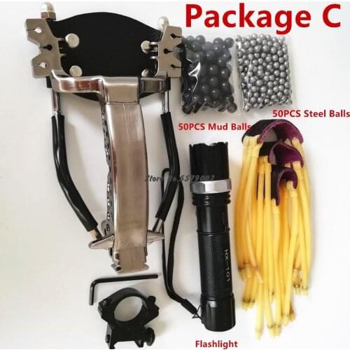 Powerful Multi-function Archery Bowfishing Shooting Fish Elastic Rubber Band Slingshot Catapult Hunting Bow With Fishing Wheel