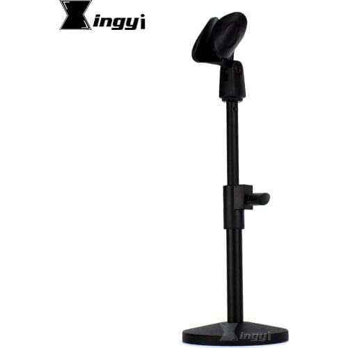 Table Desk Desktop Recording Microphone Stand Boom Clip Mic Holder Mount Clamp Round Base For e945 e845 e835 e 945 935 845 835