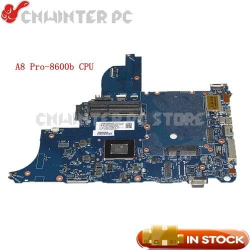 NOKOTION 842348-001 842348-601 For Hp 640 G2 Laptop Motherboard A8 Pro-8600b CPU on board DDR3 TROPICAN-6050A2723801-MB-A01