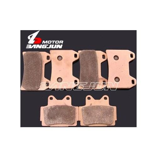 Motorcycle Front Rear Metal Brake Pads For YAMAHA XJR400 1998-2008 FZ400
