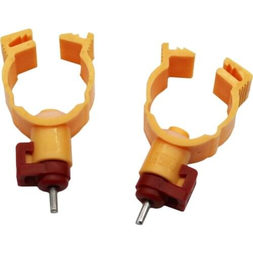 Orange Chicken Ball drinking fountain Chicken Quail Nipple drinkers used for 25mm Pipe Chicken coop Farm equipment 5 Pcs