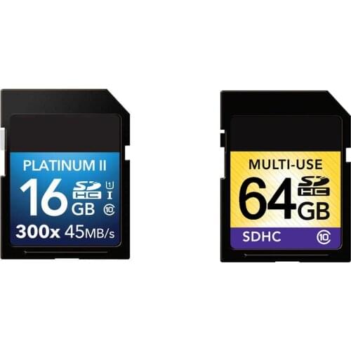 SDHC 16GB SDXC 64GB Class 10 SD card Memory Card C10 45MB/s 90MB/S