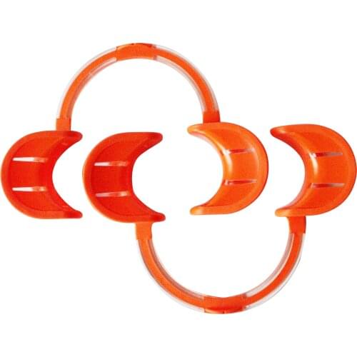 Dental Cheek Retractors Mouth Openers C-Type Soft Silicone L+S