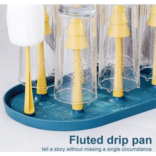 Baby Bottle Drying Rack Drain Bottle Holder Milk Bottle Nipple Cup Storage Multi-functional Household Creative Bottle Feeding