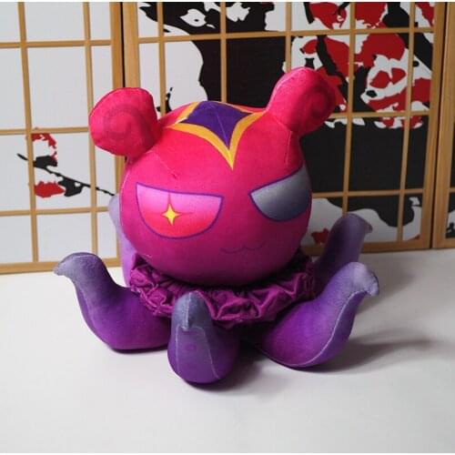 Star Guardian Zoe Octopus Ran Cosplay Mascot Toy Anime Stuffed & Plush Cartoon Doll