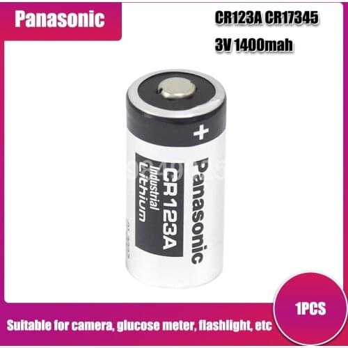 Original Panasonic 123 Lithium 3V Arlo Camera Battery CR123A CR17345 DL123A EL123A 123A