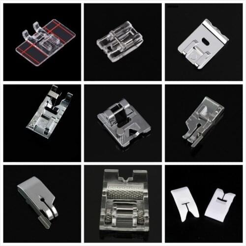 Domestic Sewing Machine Accessories Presser Foot Feet Kit Set Hem Foot Spare Parts 9 Styles