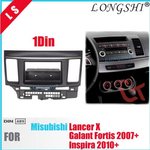 One 1 Din Car Fascia for MITSUBISHI LANCER FORTIS Radio DVD Stereo Panel Dash Mounting Installation Trim Kit Face Frame 1 din