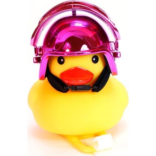 Duck Car Doll With Hat Propeller Propeller Bicycle Automobile Doll Decoration