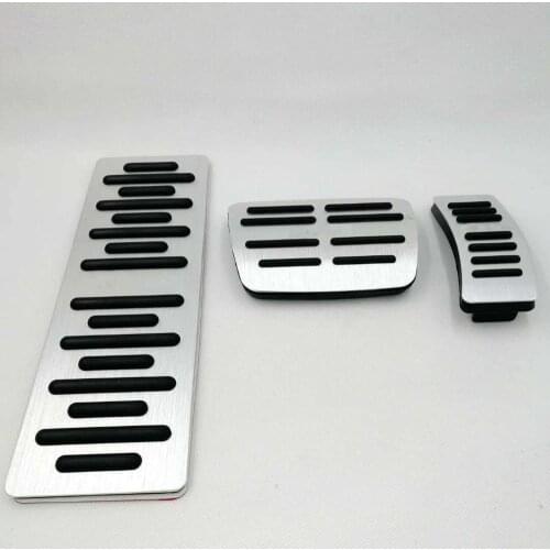 Car Accessory For Audi A4 A5 A6 A7 A8 Q5 B6 B7 B8 C5 C6 AT Accelerator Brake Foot Rest Pedal Pad Plate Styling Stickers