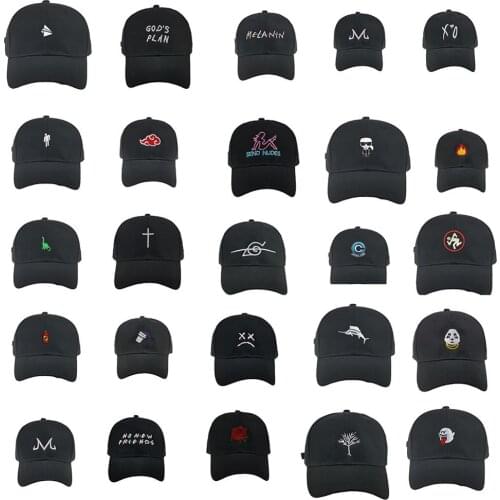 Baseball cap cotton embroidery Snapback hats outdoor fashion breathable sunscreen sun hat cap solid color men and women