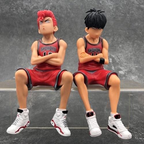 15CM Anime SLAM DUNK Sakuragi Hanamichi PVC Action Figures Rukawa Kaede Akagi Takenori Mitsui Hisashi Collection Model Toys