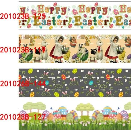 50 yards/lot) High quality cartoon style Easter ribbon