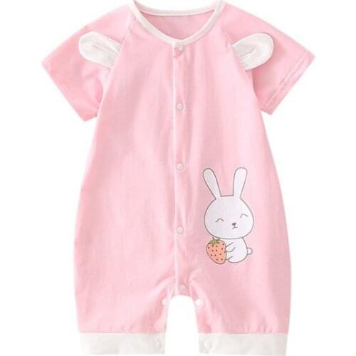 2020 Summer Boys And Girls Fashion Ha Cloth Newborn Baby Climbing Clothes Brand Baby Girl Romper Infant Animal Costumes Pajamas