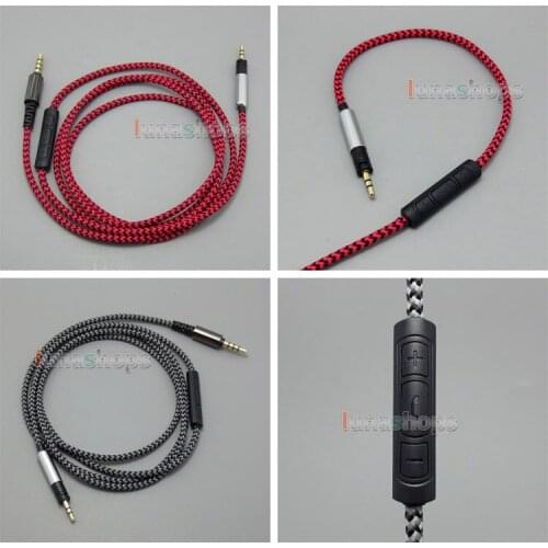 LN004960 Hi-OFC With Mic Remote Headphone Cable For Sennheiser Momentum Over On Ear Headset