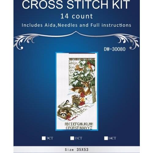 Top Quality Lovely Hot Sell Counted Cross Stitch Kit Old World Holiday Ornaments Similar DMC christmas sock