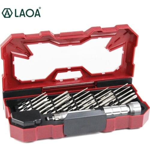 LAOA 25 in 1 Precision Screwdriver Set Multifunction Hand Tool for Repairing Cellphone, Laptop Computer and Glasses