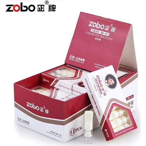 New zobo Disposable cigarette filter holder food grade soft healthy cigarette filtration for male 9mm-10mm