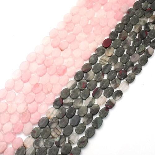 Wholesale 168pcs Oval Shape Scarlet Rubys Natural Stone Loose Beads Accessories Jewelry Making Earring Bracelet Necklace Free