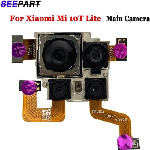 Original Rear Back Camera For Xiaomi Mi 10T Lite Replacement For Xiaomi Mi 10T Lite Back Rear Camera back Camera Parts