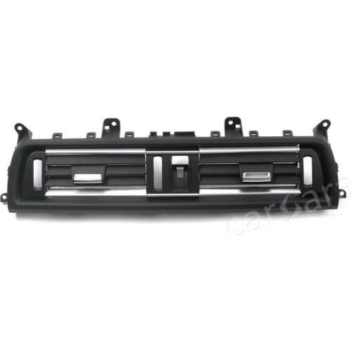 Front row center high end air vent grill outlet panel with chrome plate for BMW 5 Series F10 F18