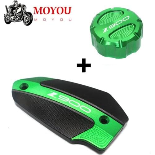For KAWASAKI Z900 Z 900 2017 2018 2019 2020 Motorcycle Front & Rear Fluid Reservoir Cover Cylinder Reservoir Brake Cap Lastest