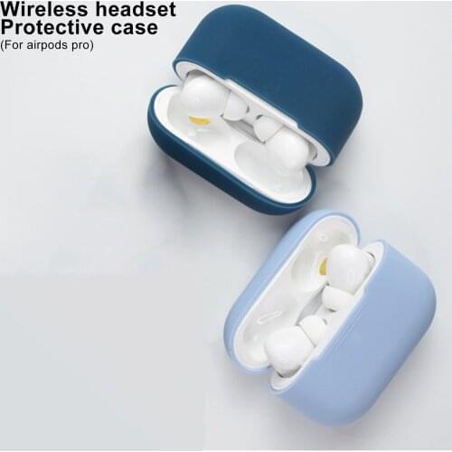 Anti-falling Wear-resistant Solid Color Earphone Storage Pouch for AirPods Pro