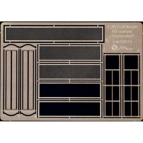 AM-WORKS LW35014 1/35 Grill Mesh for Trumpeter KV Series - Upgrade Detail Set