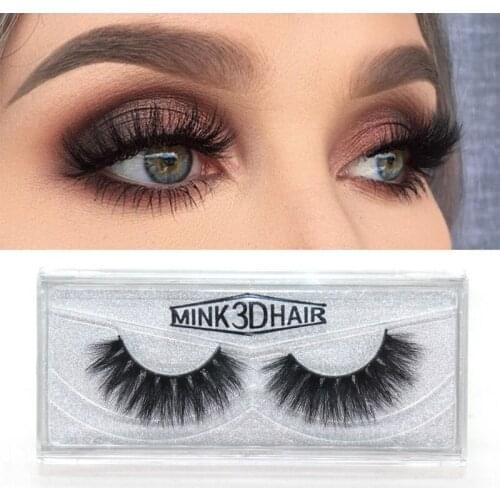Eyelashes 3D Mink Lashes Handmade Full Strip Lashes Cruelty Free Luxury Mink Eyelashes Makeup Lash maquiagem faux cils Lsbeauty