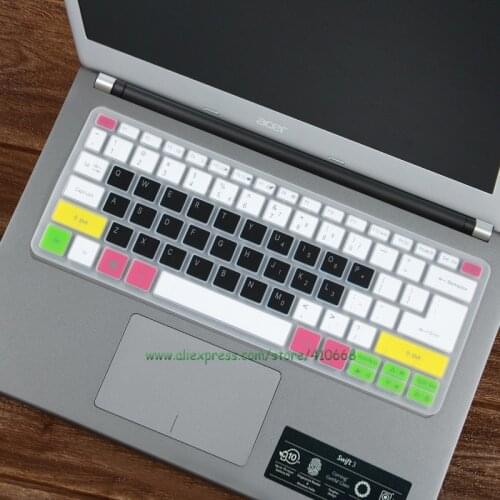 Silicone Keyboard Cover Skin Protector For Acer Swift 1 SF114-33 SF114-32 / Acer Swift 5 SF514-51 SF514-55TA 14 Inch Laptop