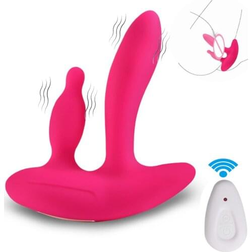2 Motor Wireless Vagina G spot Vibrator & Anal Vibrator Dual Stimulation Vibrators Clitor Sex Toys for Woman,Adult Vibe Sex Shop