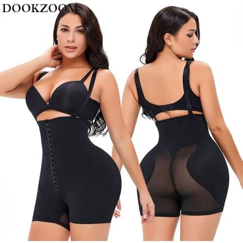 Plus Size Bodysuit Women Full Body Shaper Waist Shaper Hip Enhancer Butt lifter Waist Trainer Shapewear Control panties Workout
