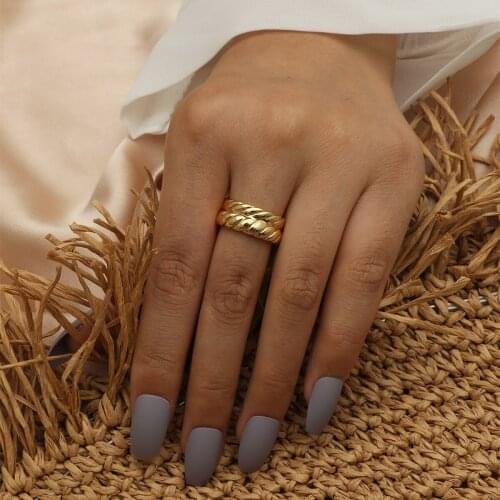 MANGOSKY 925 Silver Fashion Adjustable Size Ring For Women